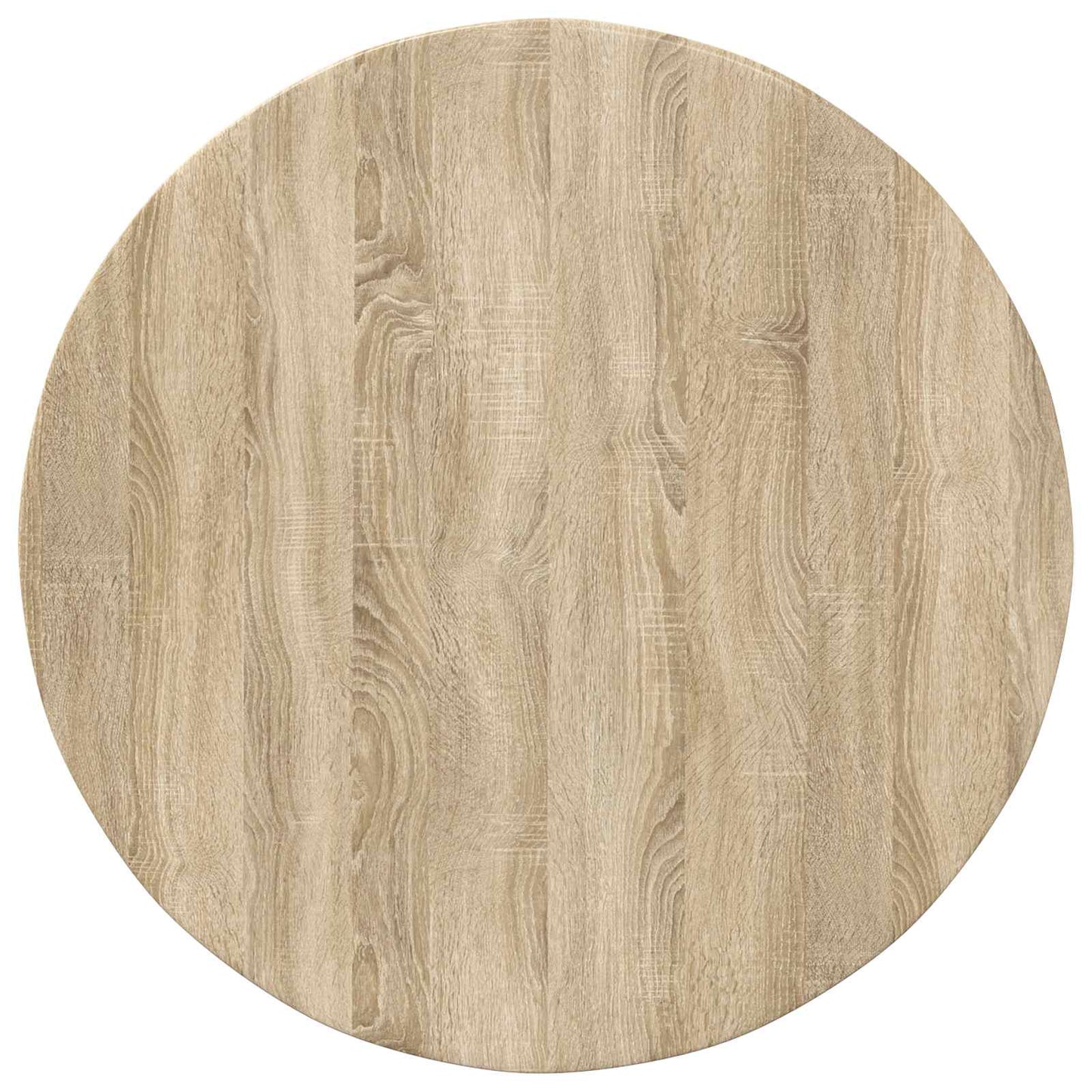 Table Top Sonoma oak Ø 80 x 1.5 cm Engineered Wood