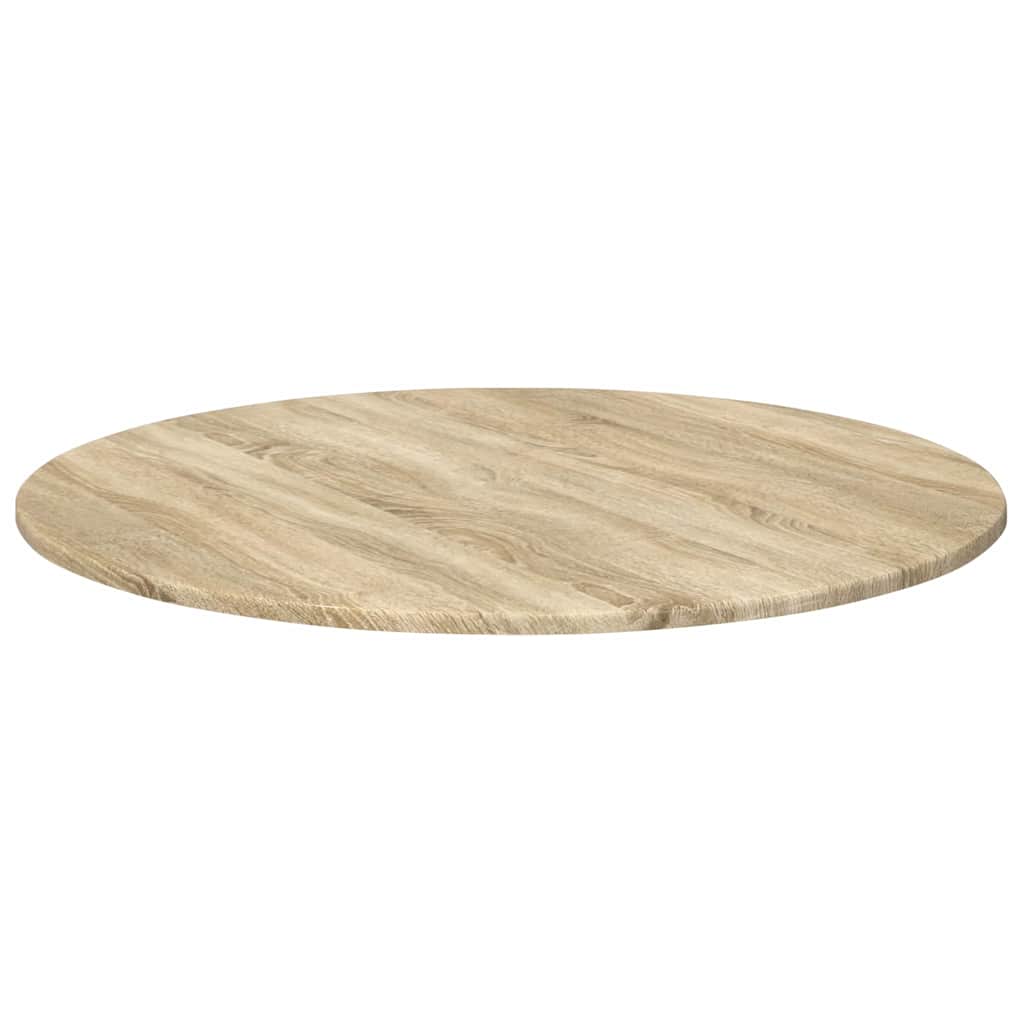 Table Top Sonoma oak Ø 80 x 1.5 cm Engineered Wood