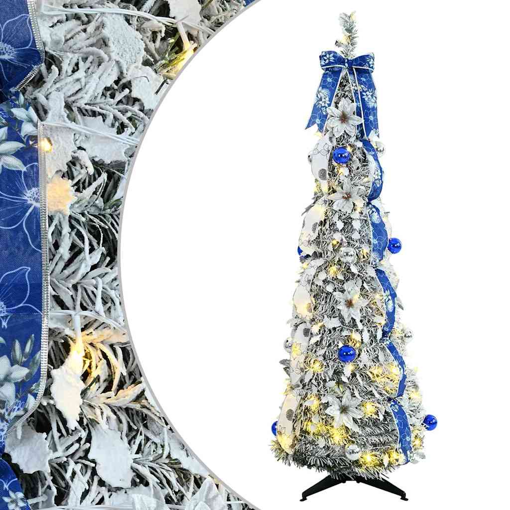 Artificial Christmas Tree White 150 cm PVC