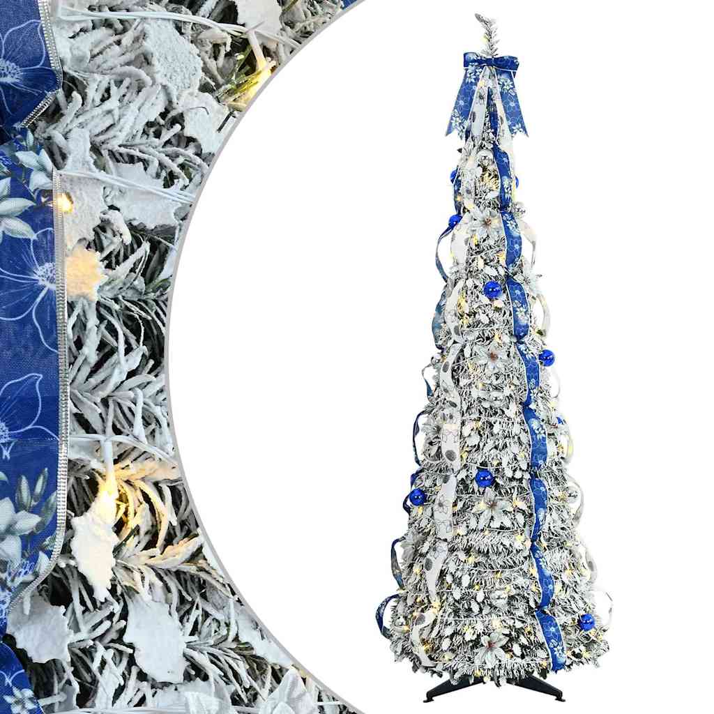 Artificial Christmas Tree White 210 cm PVC