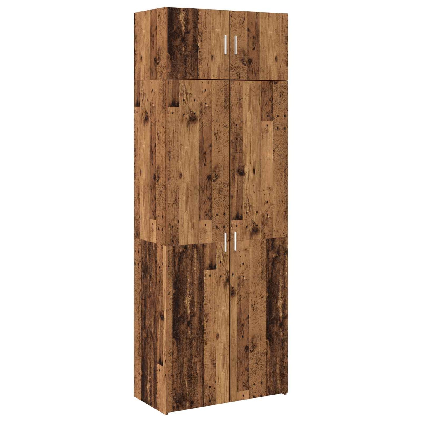 Storage Cabinet 2 pcs Old Wood 80 x 42.5 x 225 cm