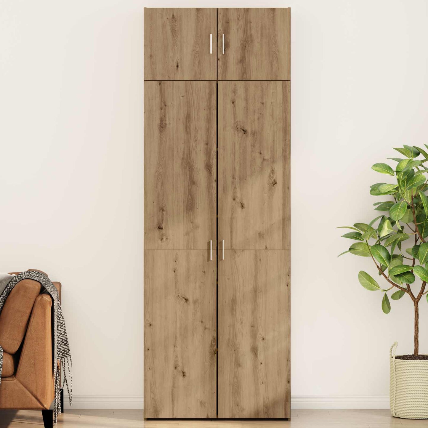 Storage Cabinet 2 pcs Artisan Oak 80 x 42.5 x 225 cm