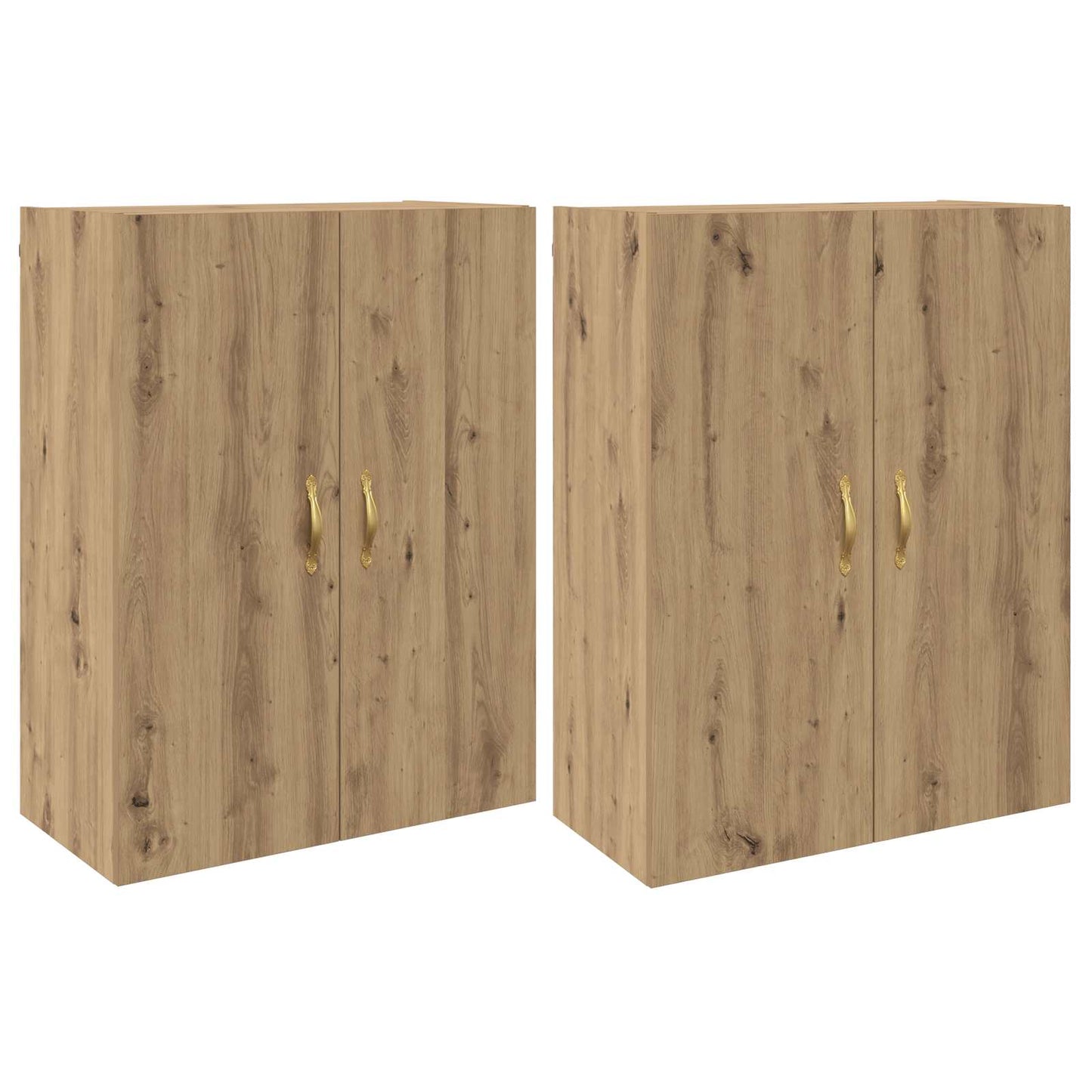 Wall-Mounted Cabinet 2 pcs Artisan Oak 69.5 x 34 x 90 cm