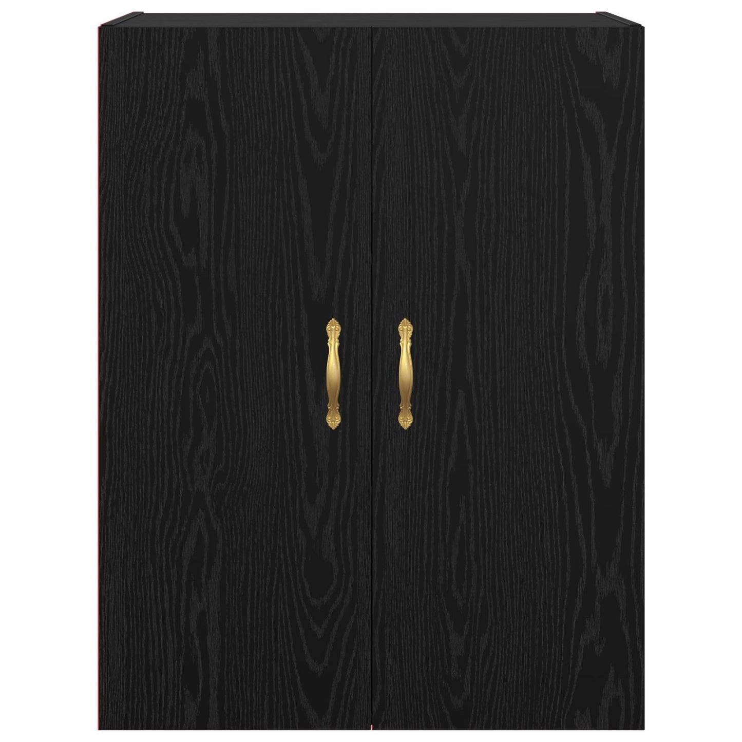 Wall-Mounted Cabinet 2 pcs Black Oak 69.5 x 34 x 90 cm