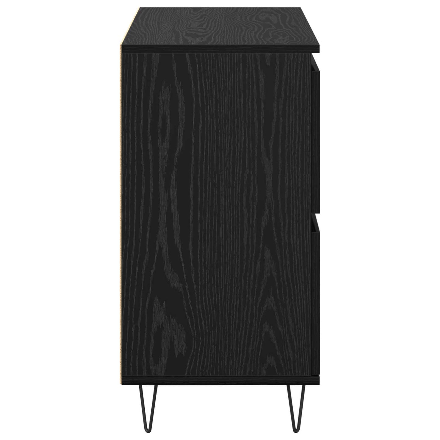 Sideboards 2 pcs Black oak