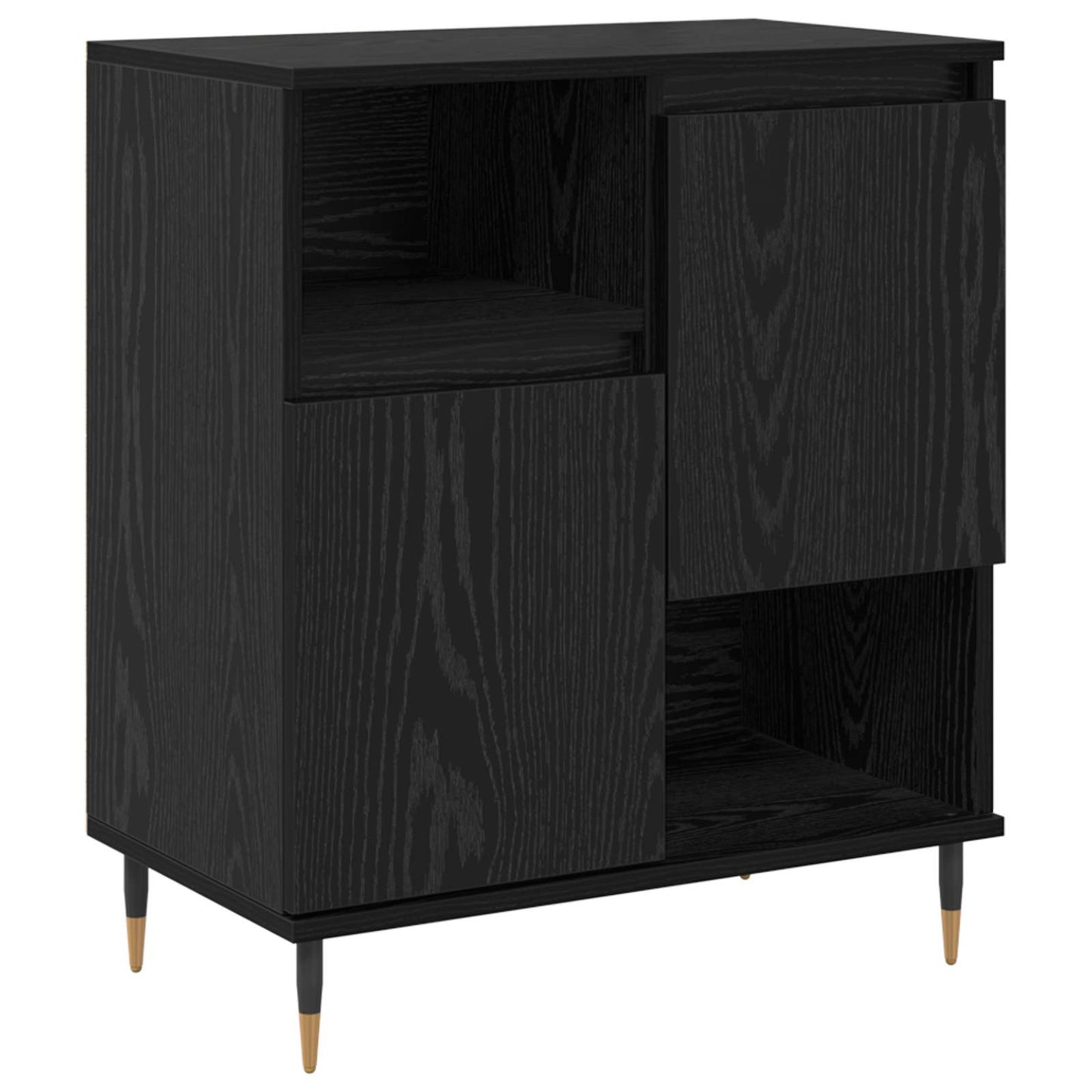 Sideboards 3 pcs Black Oak