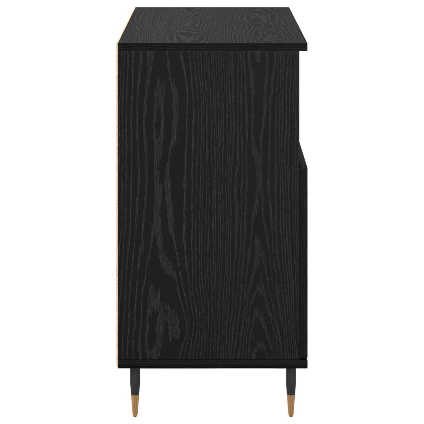 Sideboards 3 pcs Black Oak