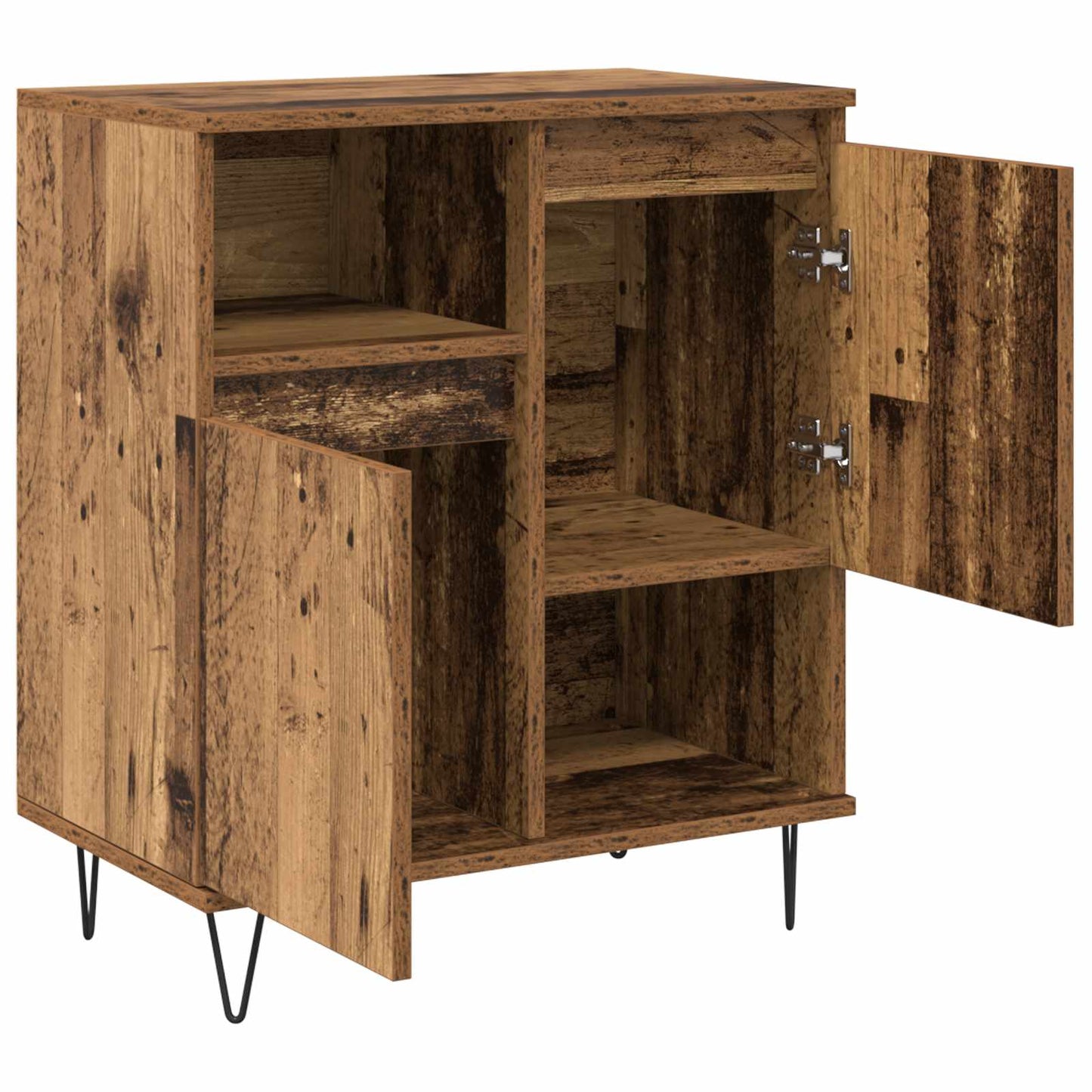Sideboard 2 pcs Old Wood 60 x 35 x 70 cm
