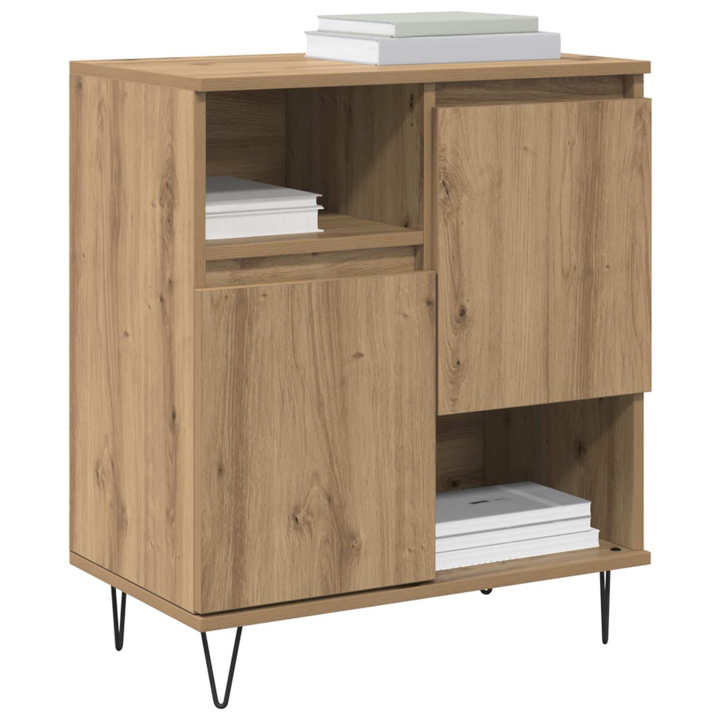 Sideboard 2 pcs Artisan Oak 60 x 35 x 70 cm