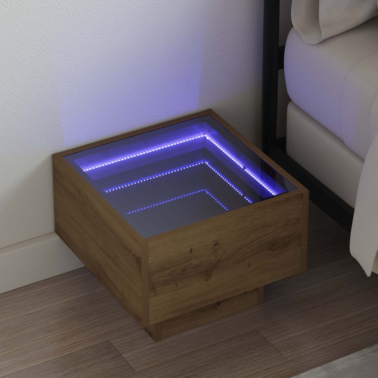 Coffee Table Artisan Oak 40 x 40 x 30 cm Engineered wood