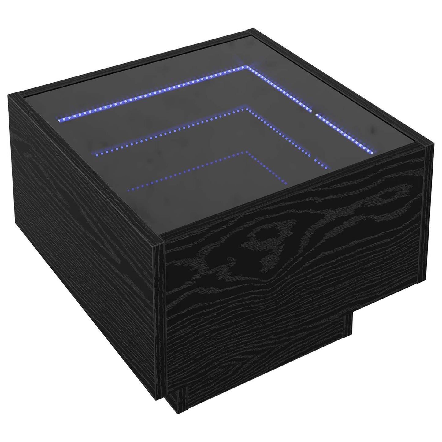 Coffee Table Black Oak 40 x 40 x 30 cm Engineered wood