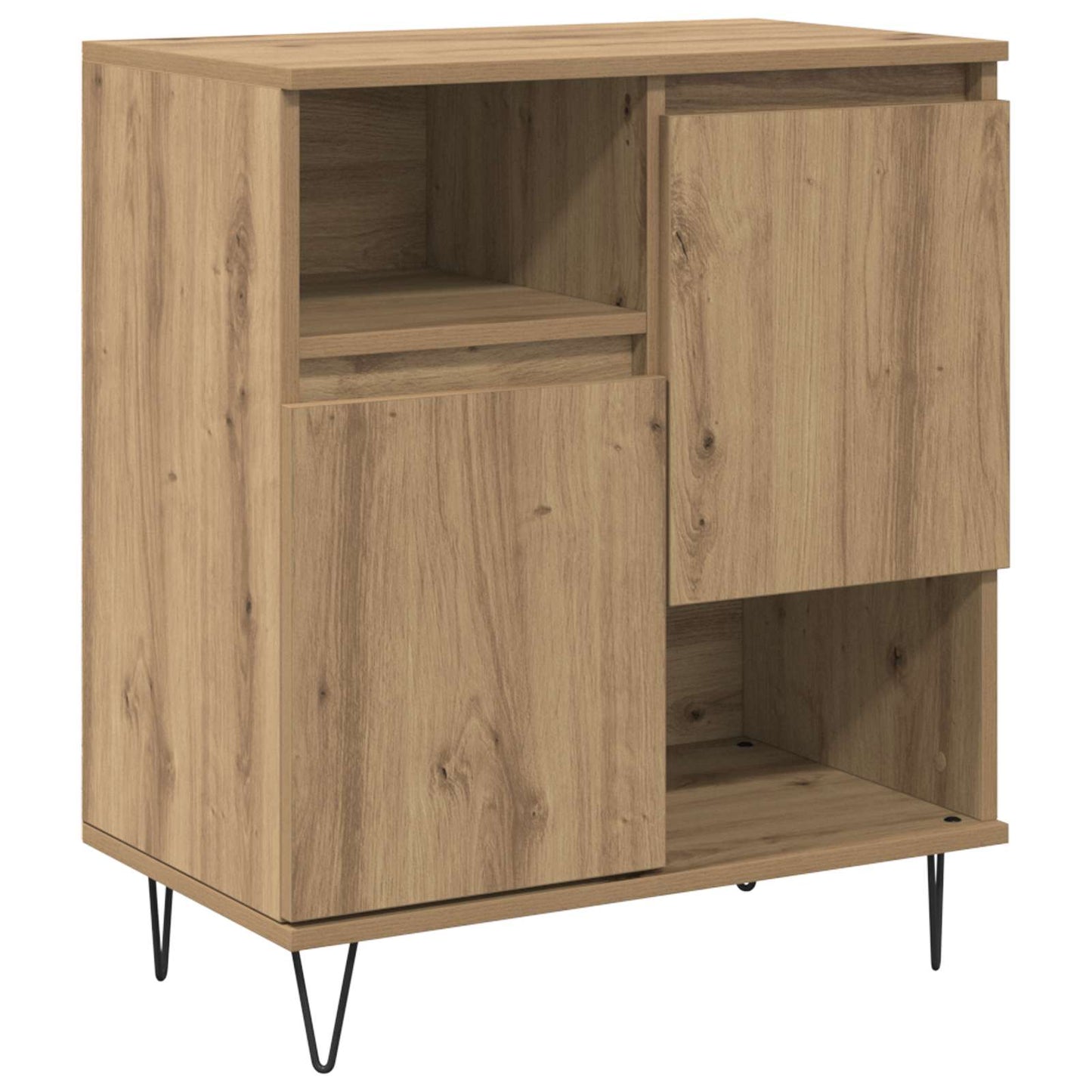 Sideboard 3 pcs Artisan Oak 60 x 35 x 70 cm