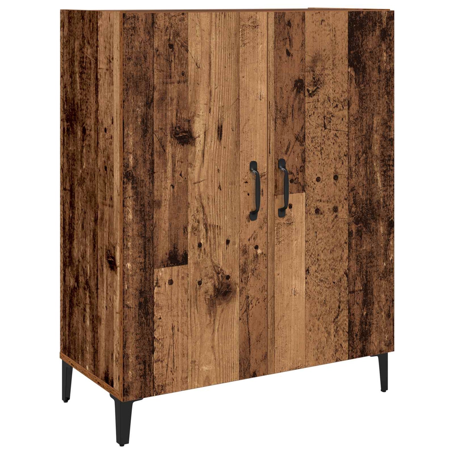 Highboard 2 pcs Old wood 69.5 x 34 x 180 cm Engineered Wood