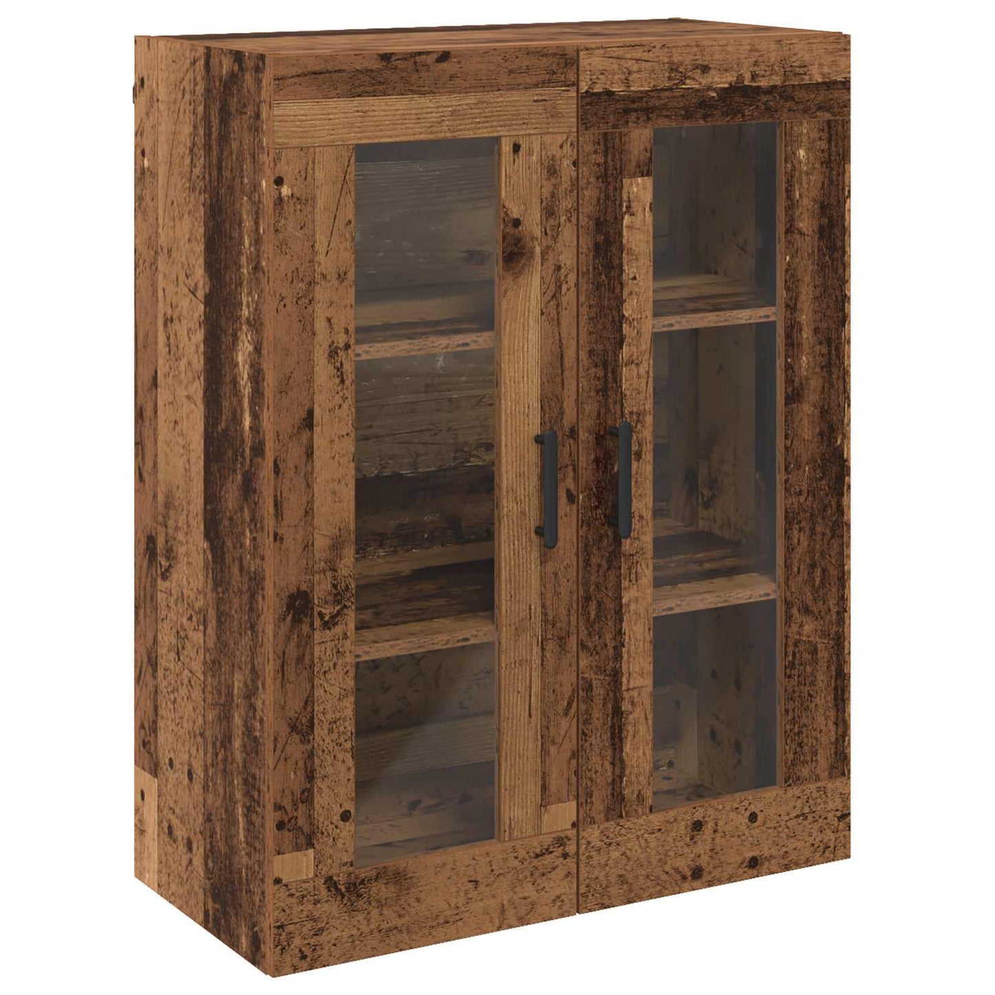 Wall Mounted Cabinets 2 pcs Old wood 69.5 x 34 x 90 cm