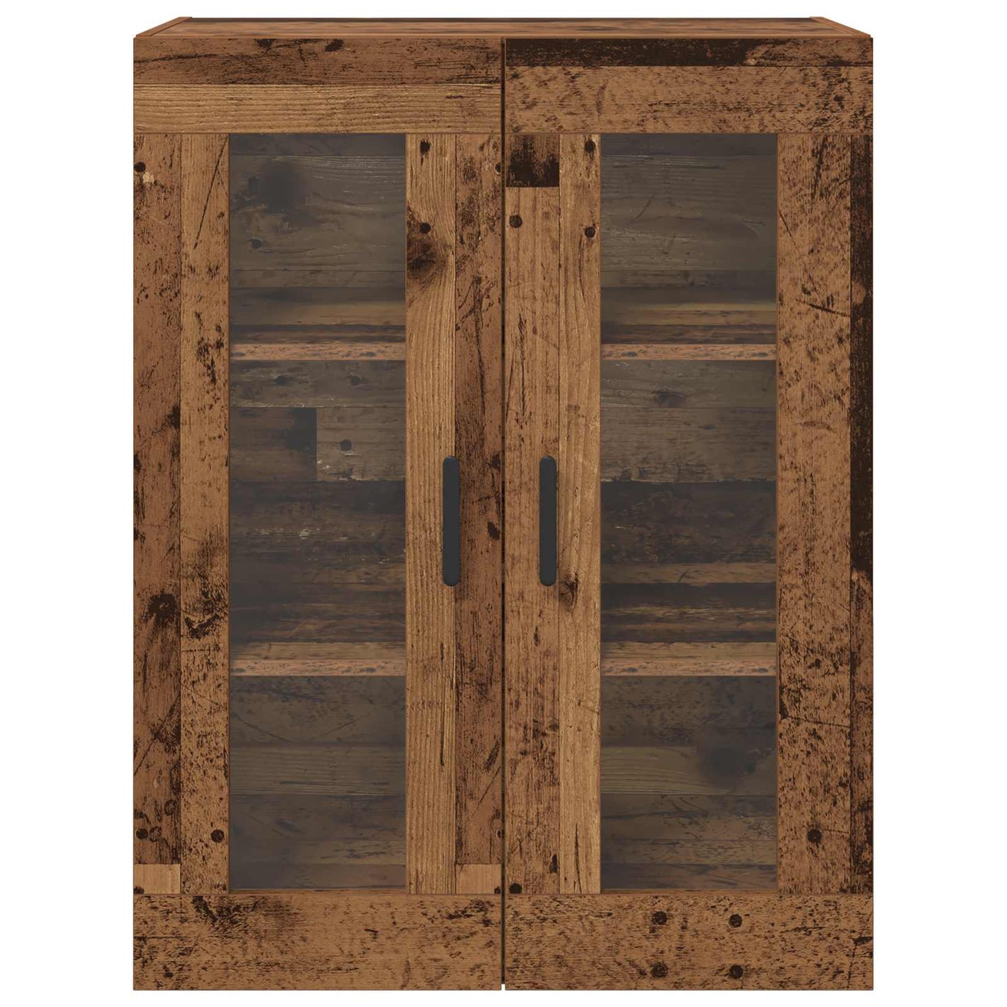 Wall Mounted Cabinets 2 pcs Old wood 69.5 x 34 x 90 cm