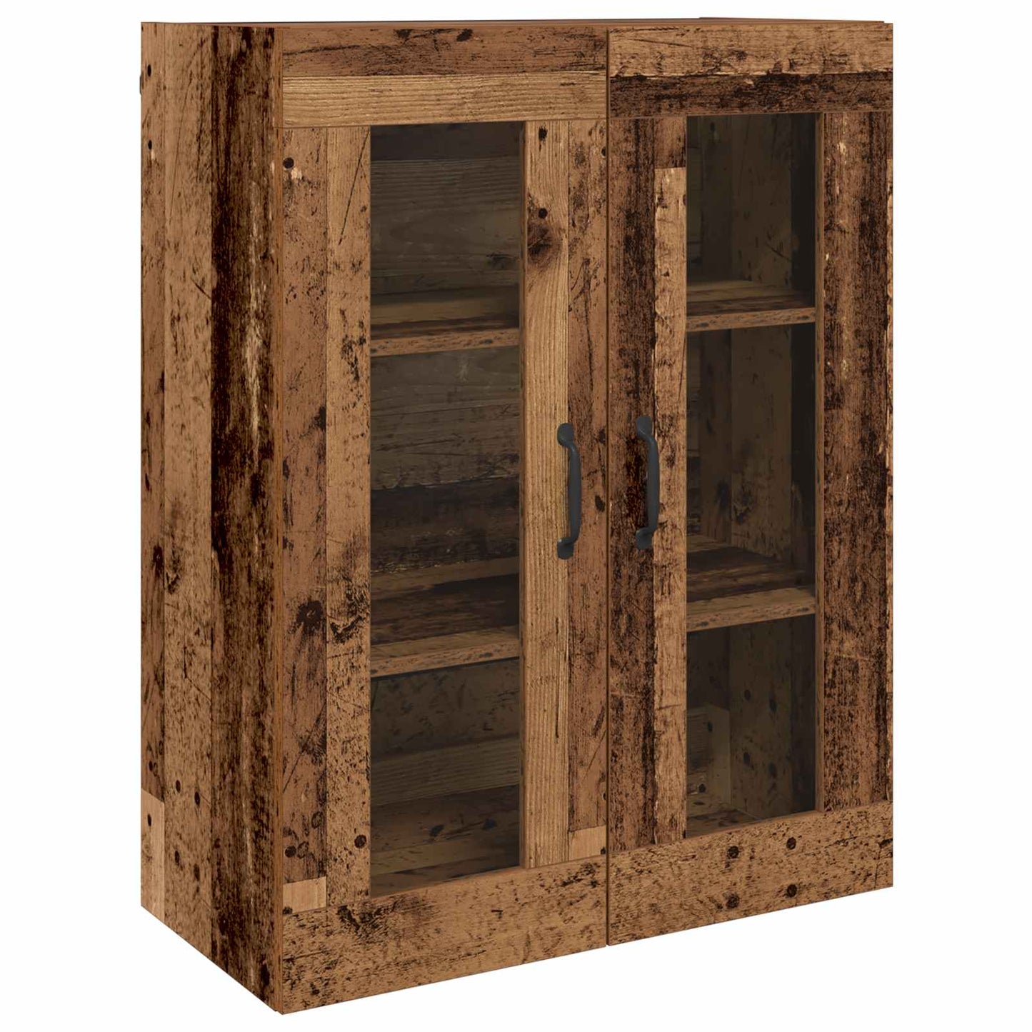 Highboard 2 pcs Old wood 69.5 x 34 x 180 cm Engineered Wood
