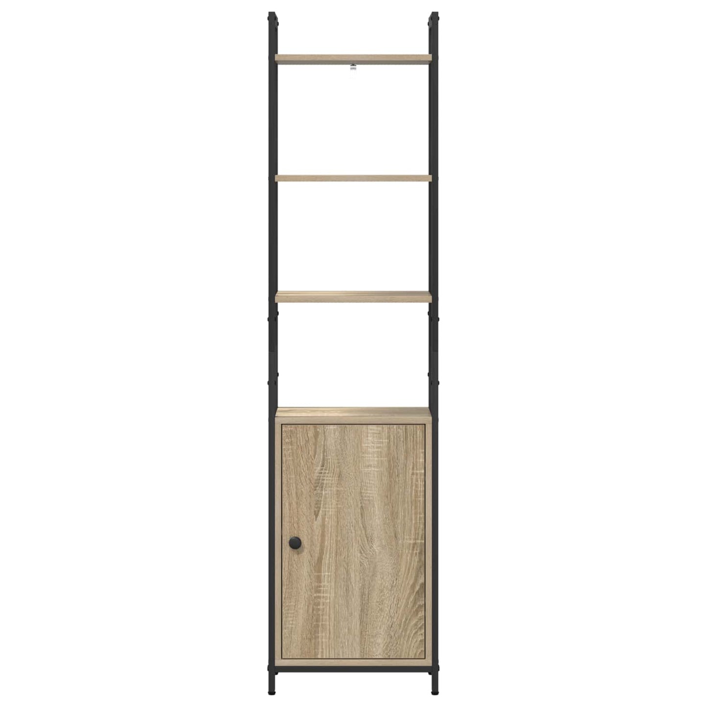 Book Cabinet 6-Tier 40 x 24 x 161 cm Engineered Wood Sonoma Oak