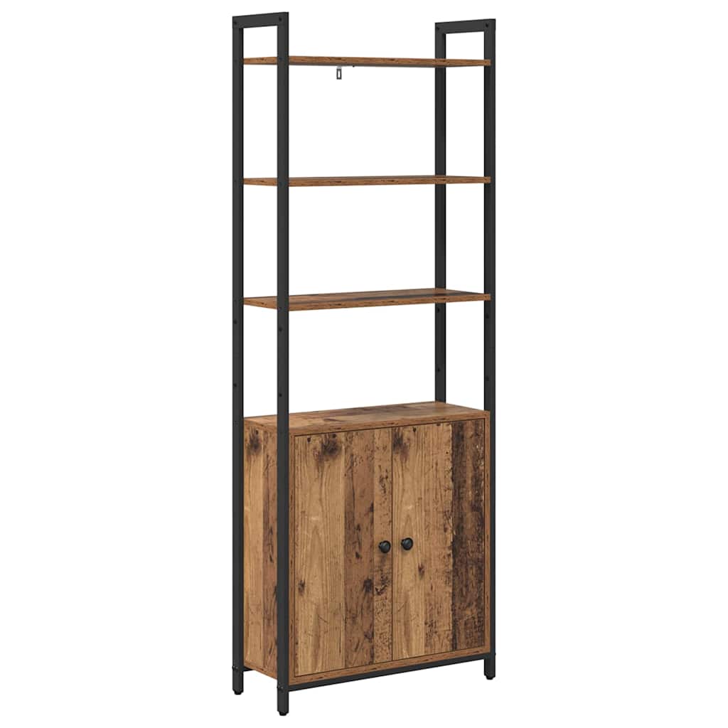 Book Cabinet Old Wood 60 x 24 x 161 cm Engineered Wood