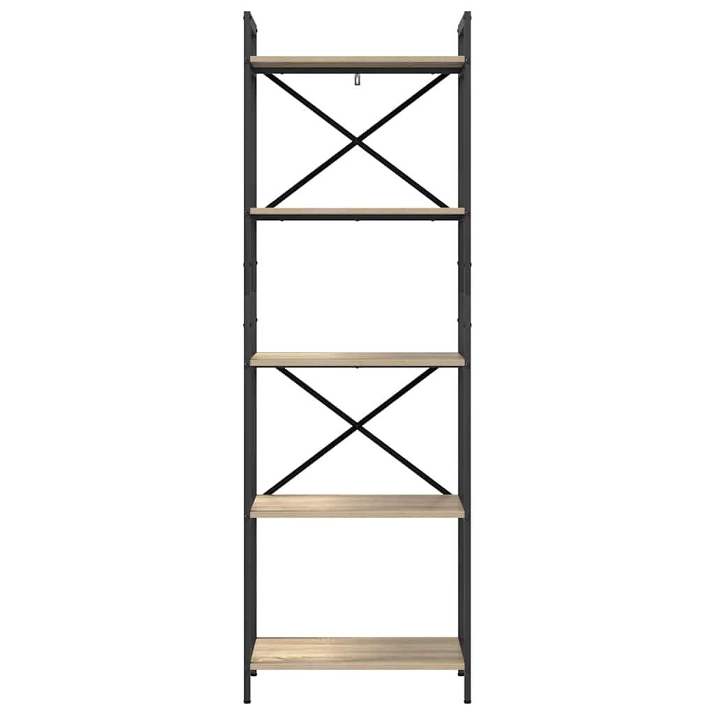 Bookshelf Sonoma Oak 56 x 34 x 171 cm Engineered Wood