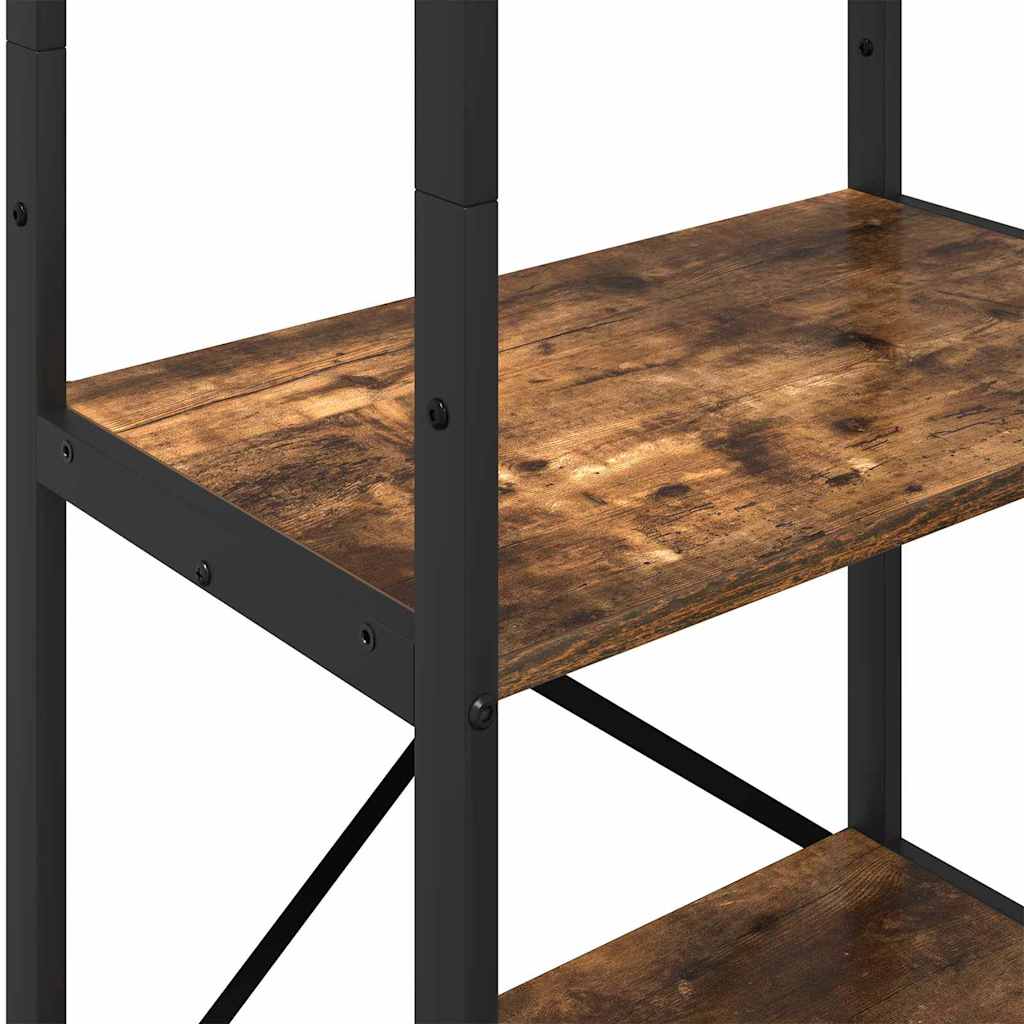 Bookshelf Smoked Oak 56 x 34 x 171 cm Engineered Wood