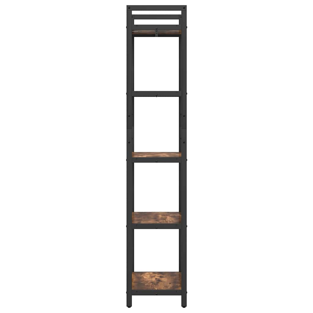 Bookshelf Smoked Oak 56 x 34 x 171 cm Engineered Wood