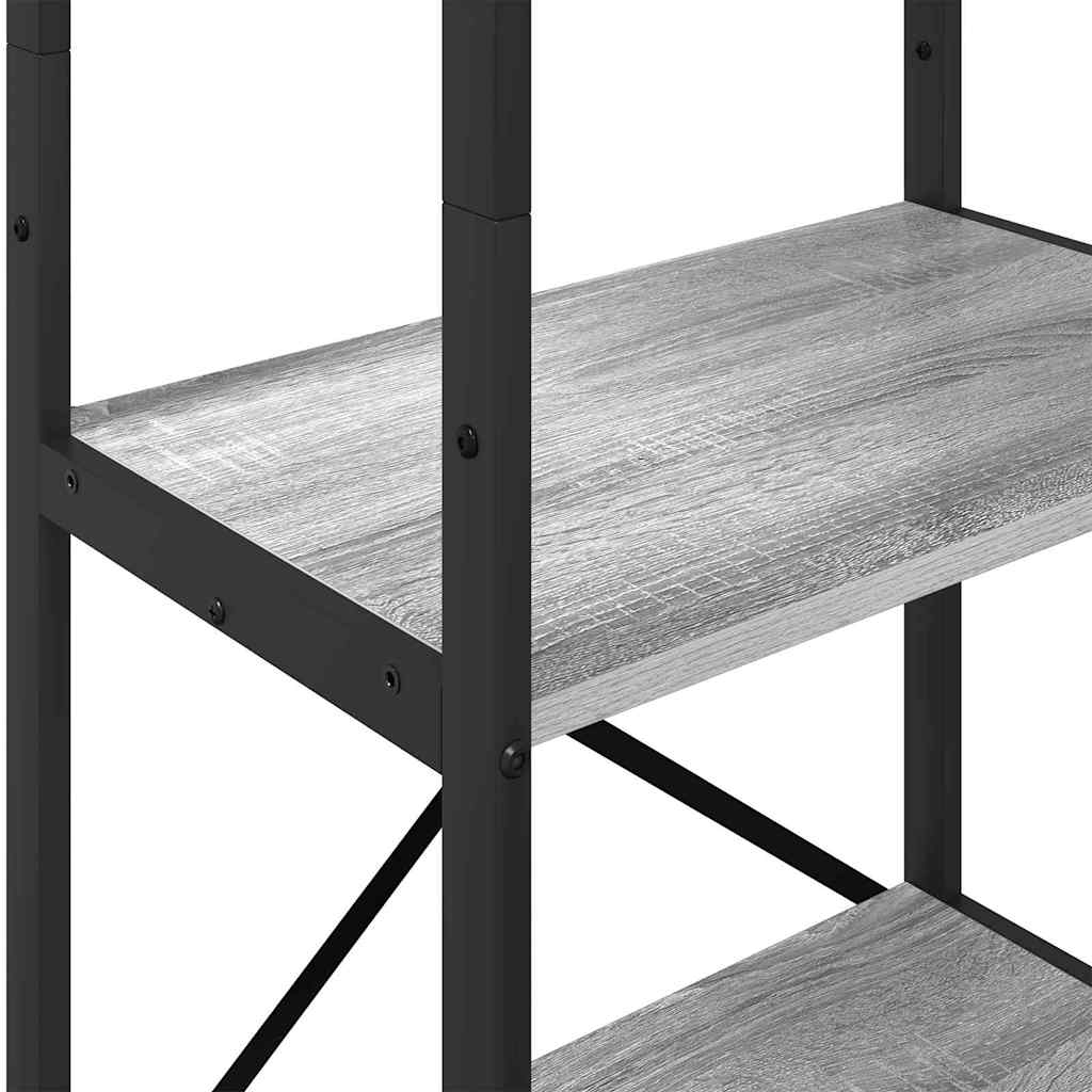 Bookshelf Grey Sonoma 56 x 34 x 171 cm Engineered Wood