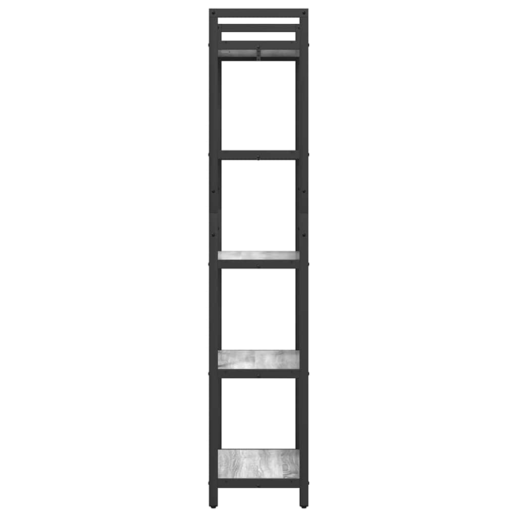 Bookshelf Grey Sonoma 56 x 34 x 171 cm Engineered Wood