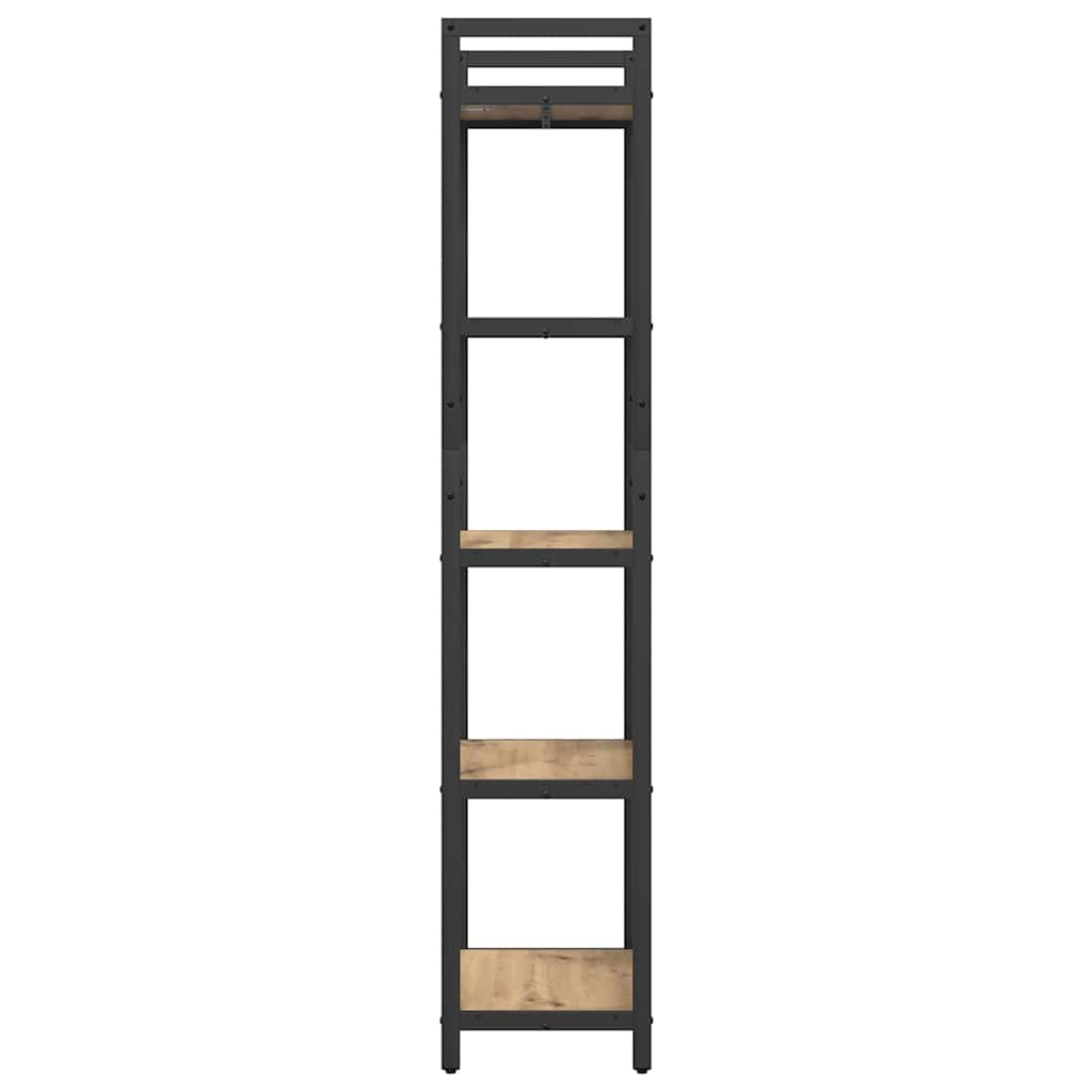 Bookshelf 5-Tier 56 x 34 x 171 cm Engineered Wood Artisan Oak