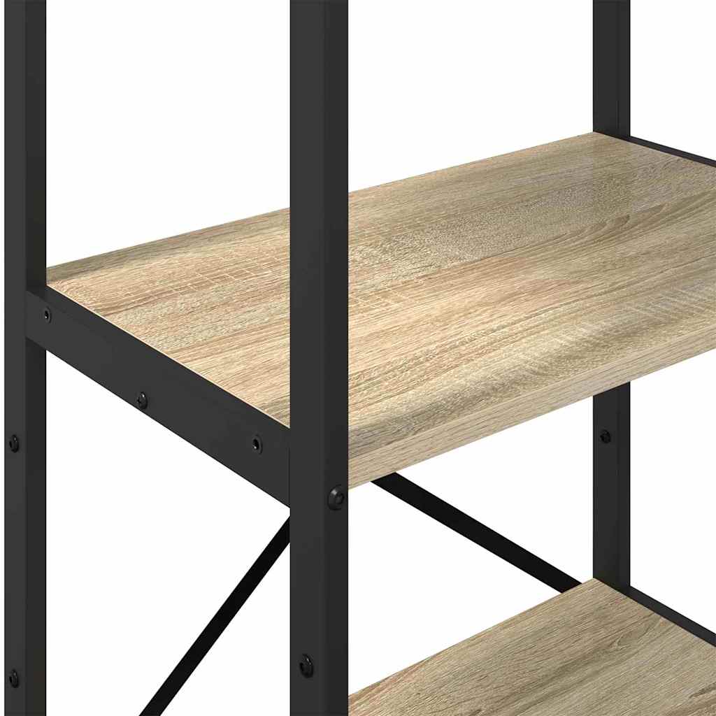 Bookshelf Sonoma Oak 56 x 34 x 133.5 cm Engineered Wood