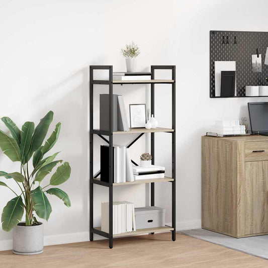 Bookshelf Sonoma Oak 56 x 34 x 133.5 cm Engineered Wood