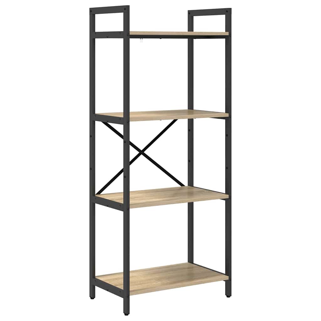 Bookshelf Sonoma Oak 56 x 34 x 133.5 cm Engineered Wood