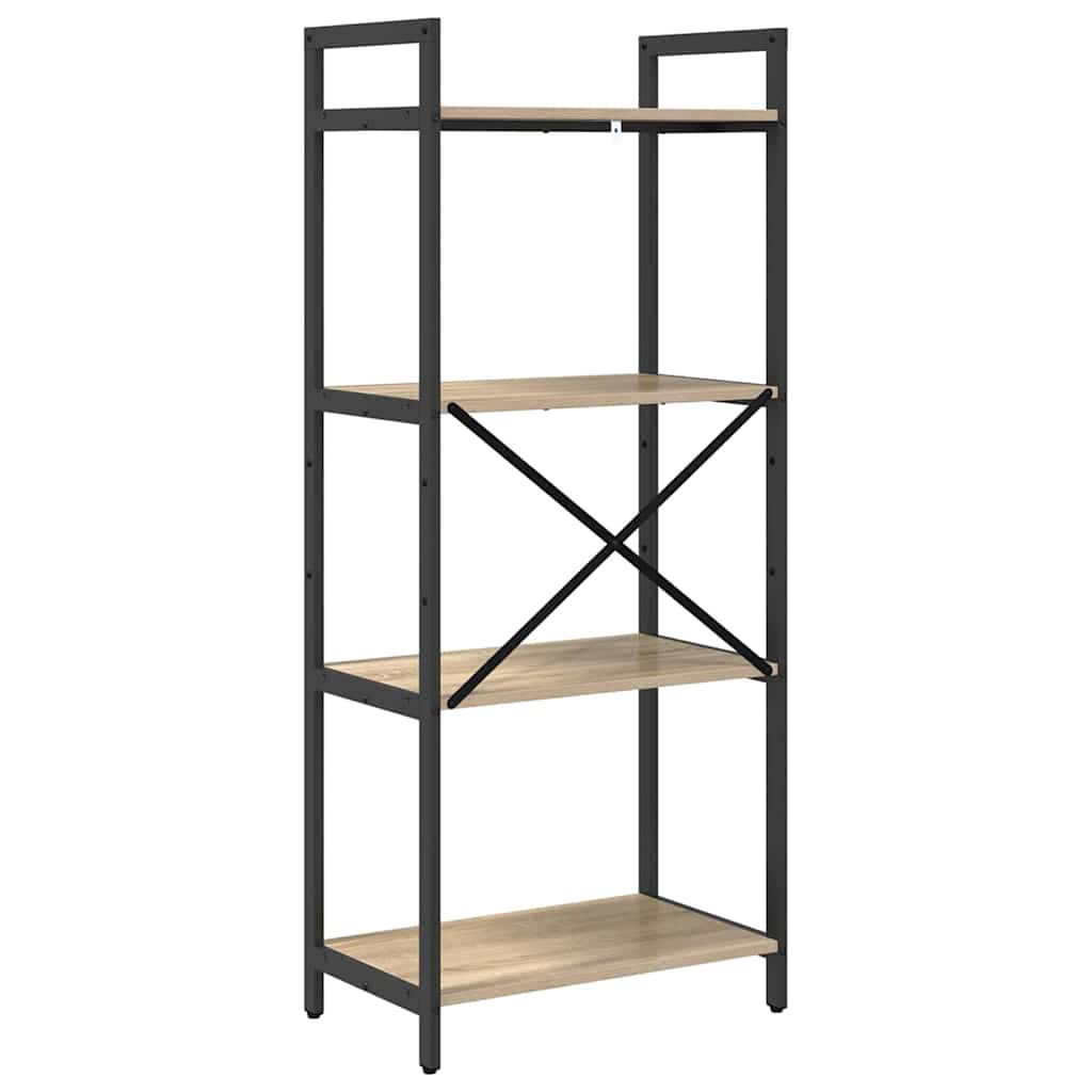 Bookshelf Sonoma Oak 56 x 34 x 133.5 cm Engineered Wood