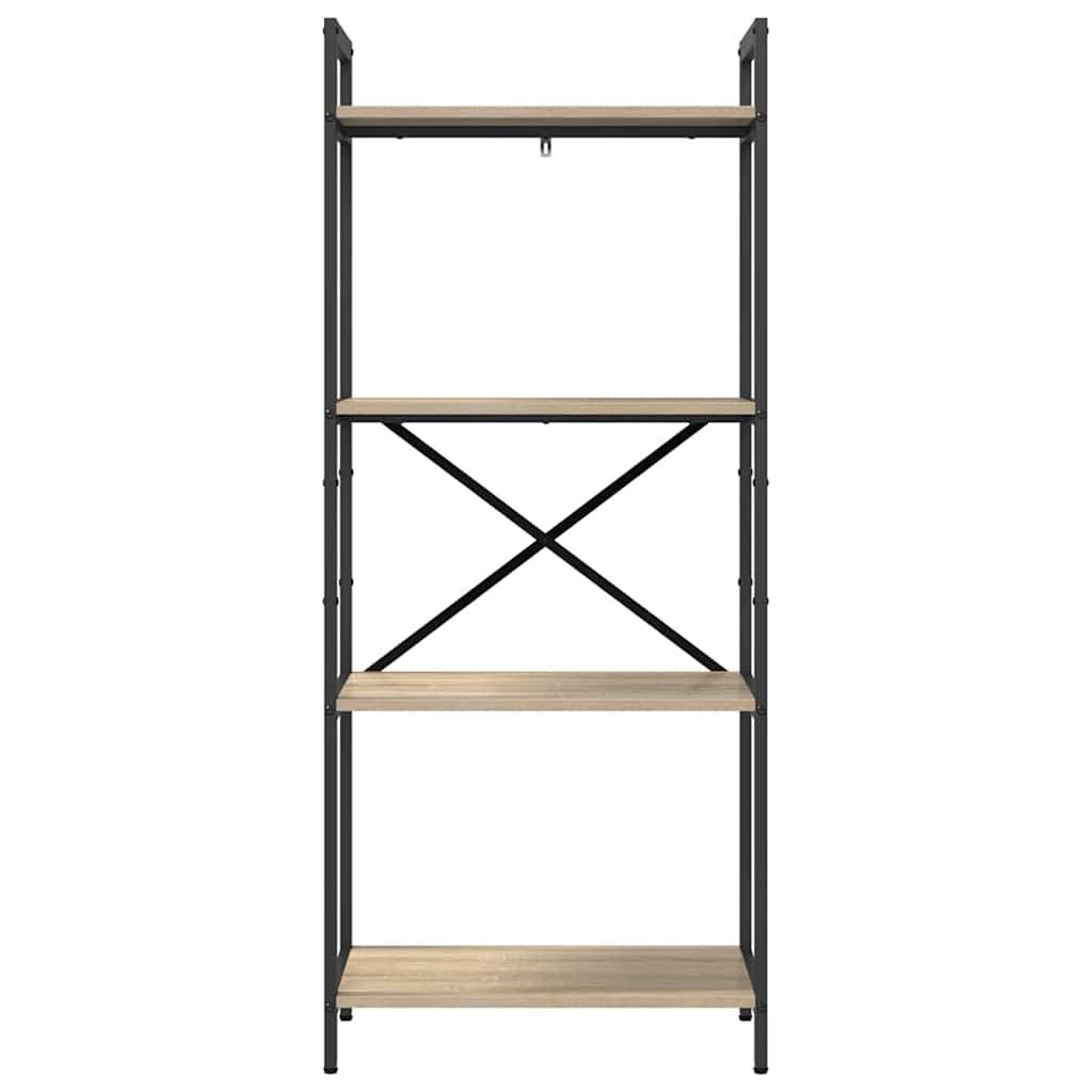 Bookshelf Sonoma Oak 56 x 34 x 133.5 cm Engineered Wood