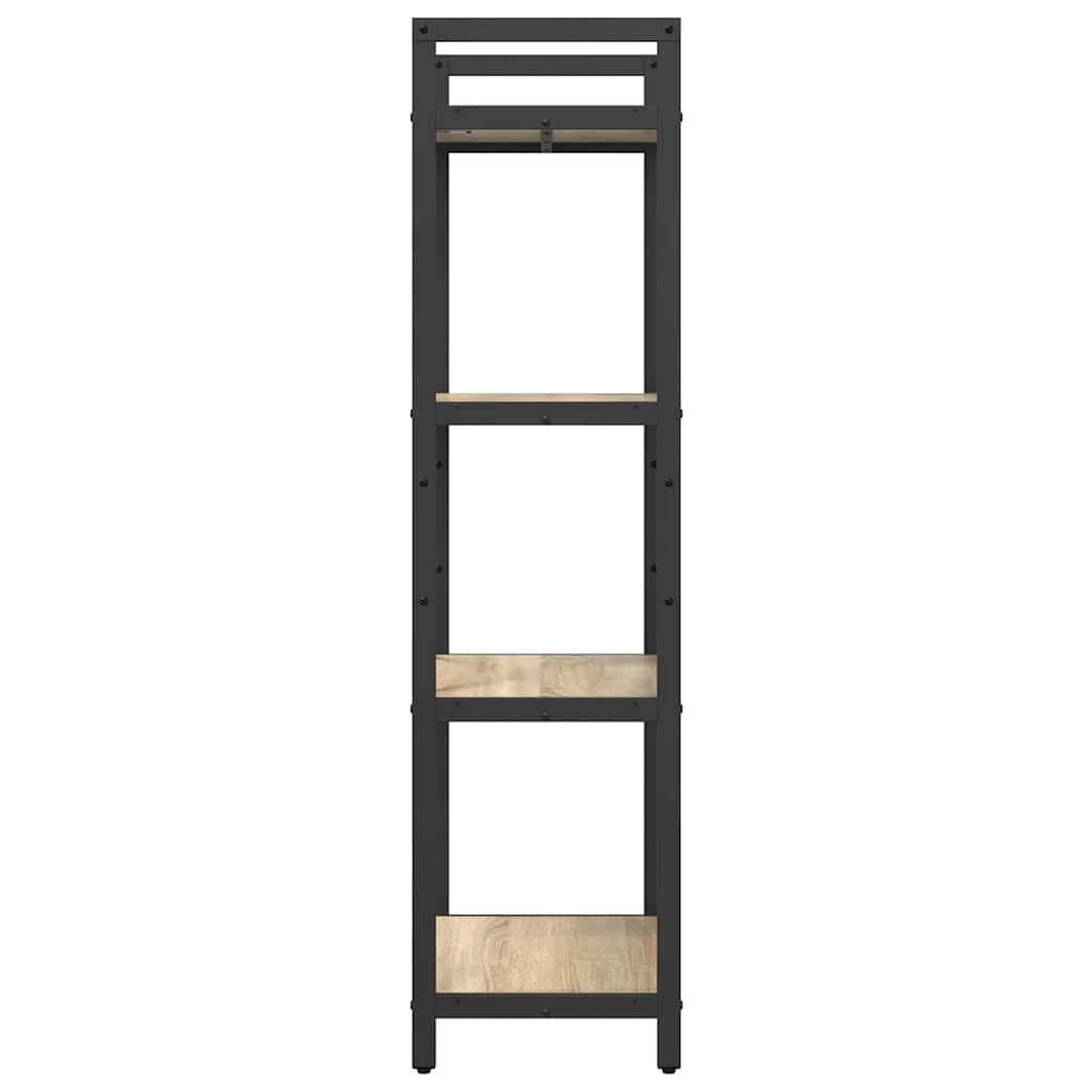 Bookshelf Sonoma Oak 56 x 34 x 133.5 cm Engineered Wood