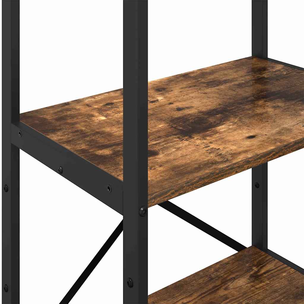 Bookshelf Smoked Oak 56 x 34 x 133.5 cm Engineered Wood