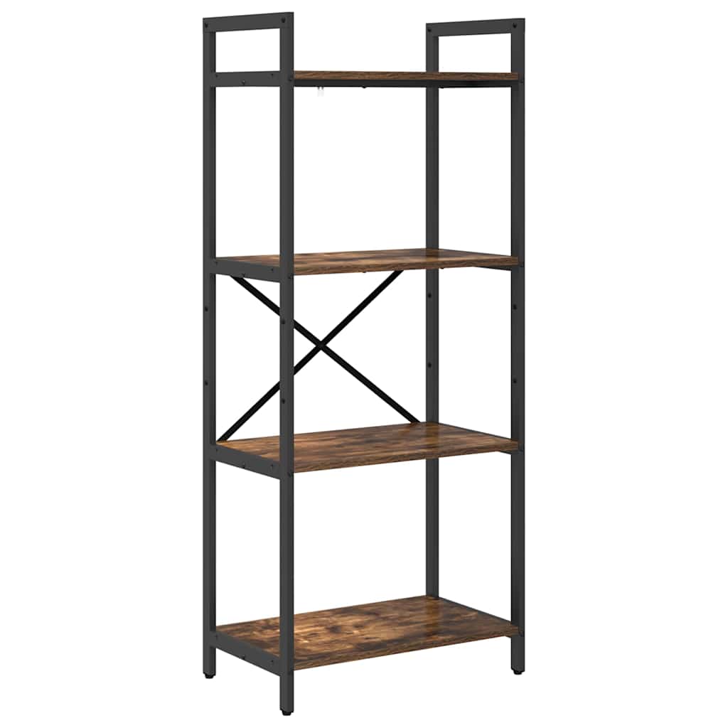 Bookshelf Smoked Oak 56 x 34 x 133.5 cm Engineered Wood