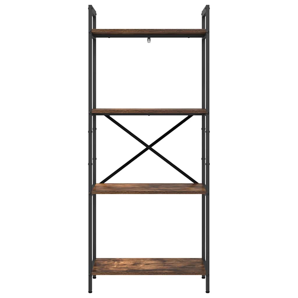 Bookshelf Smoked Oak 56 x 34 x 133.5 cm Engineered Wood
