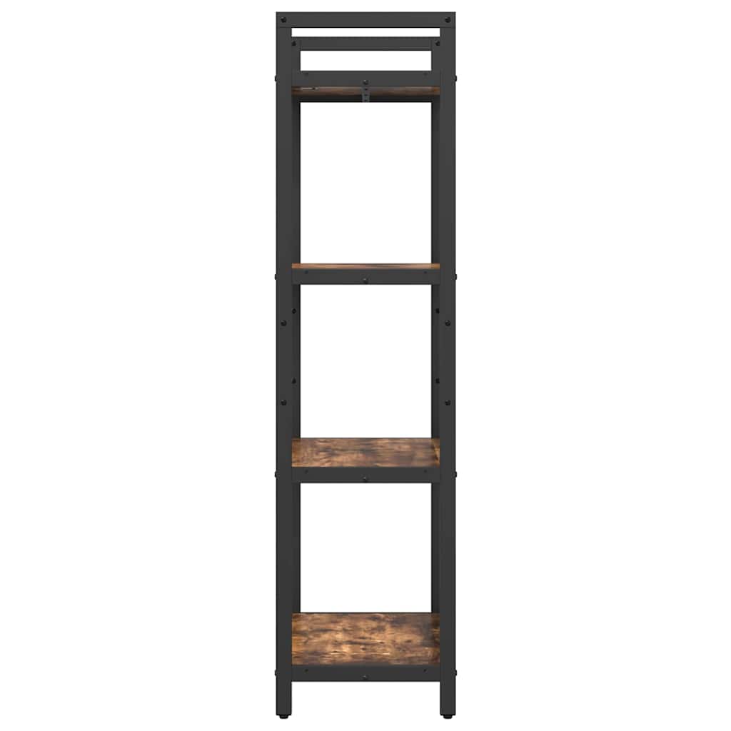 Bookshelf Smoked Oak 56 x 34 x 133.5 cm Engineered Wood