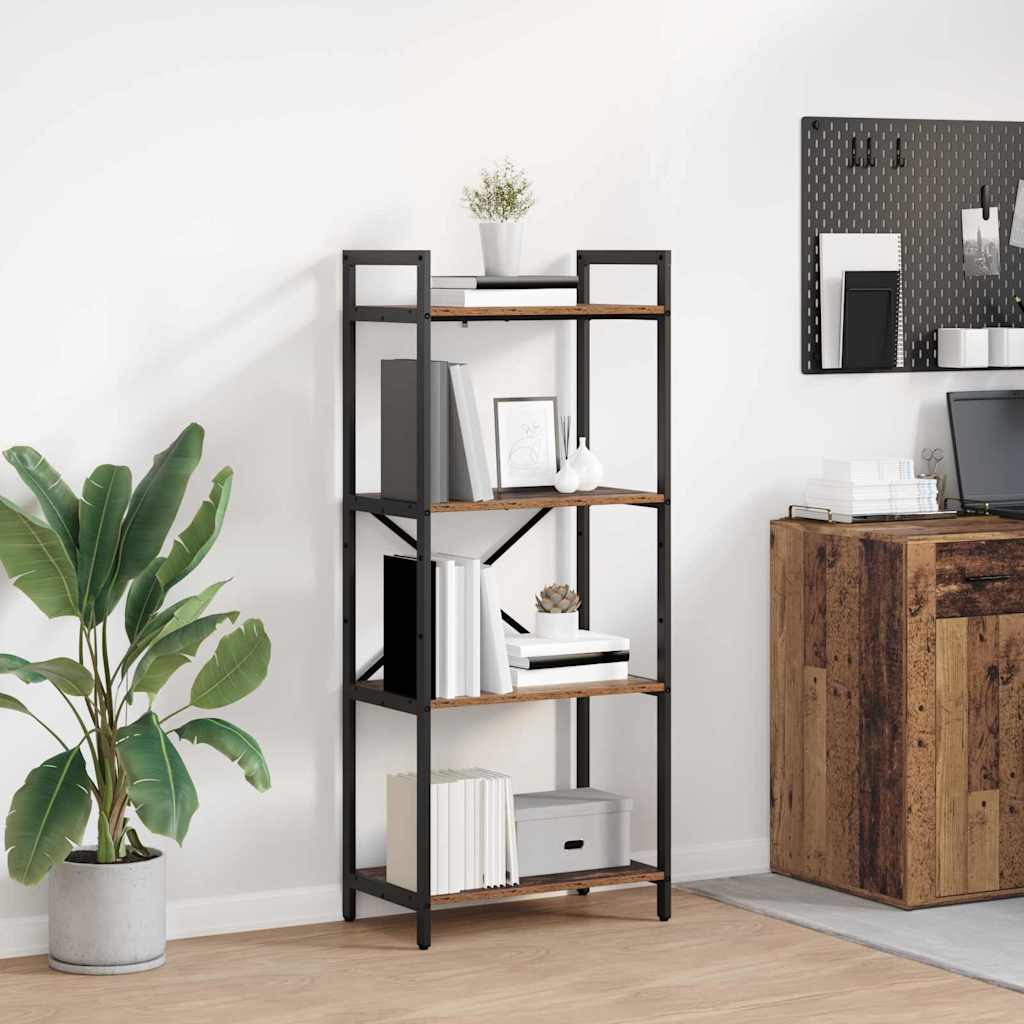Bookshelf Old Wood 56 x 34 x 133.5 cm Engineered Wood