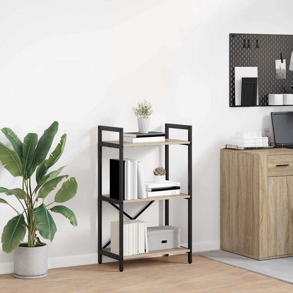 Bookshelf Sonoma Oak 56 x 34 x 96 cm Engineered Wood