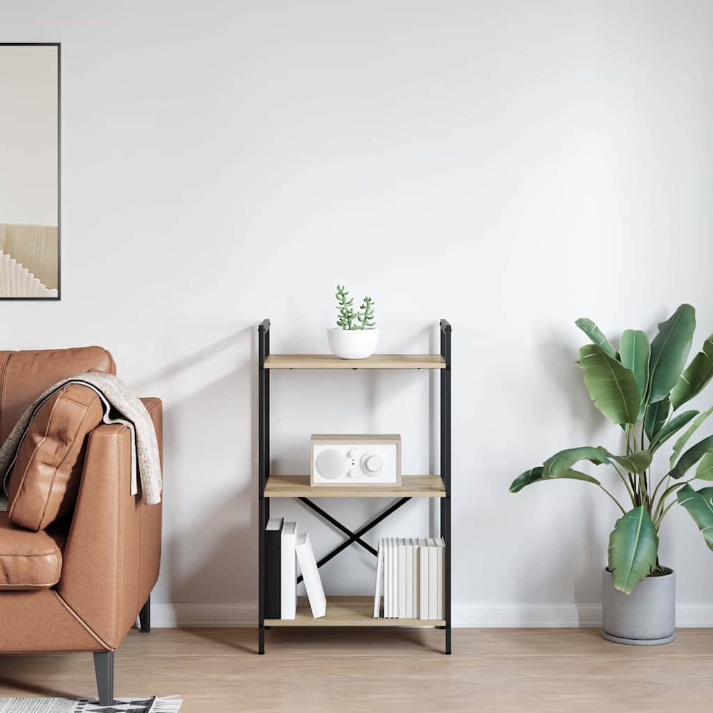 Bookshelf Sonoma Oak 56 x 34 x 96 cm Engineered Wood