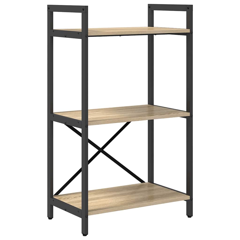 Bookshelf Sonoma Oak 56 x 34 x 96 cm Engineered Wood