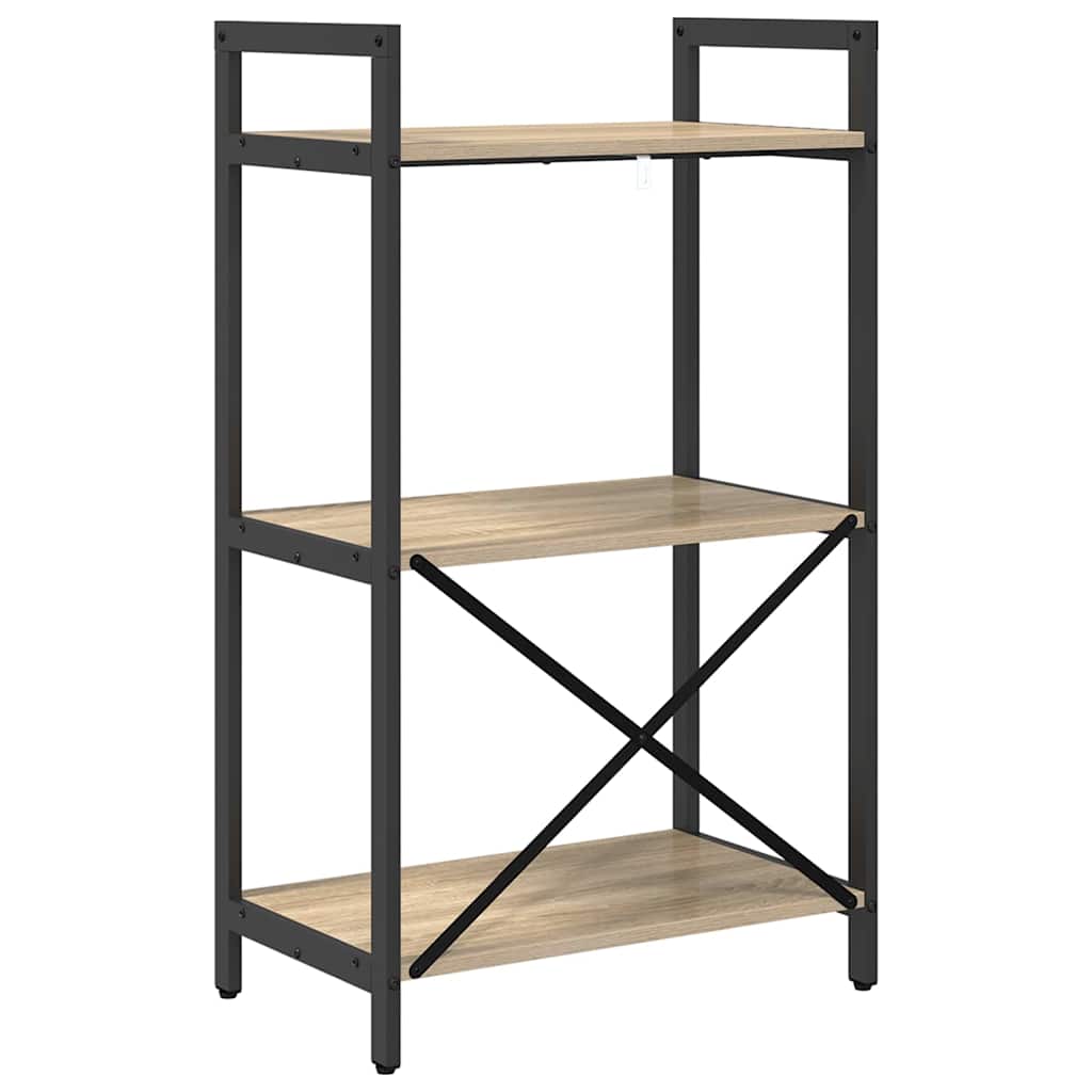 Bookshelf Sonoma Oak 56 x 34 x 96 cm Engineered Wood