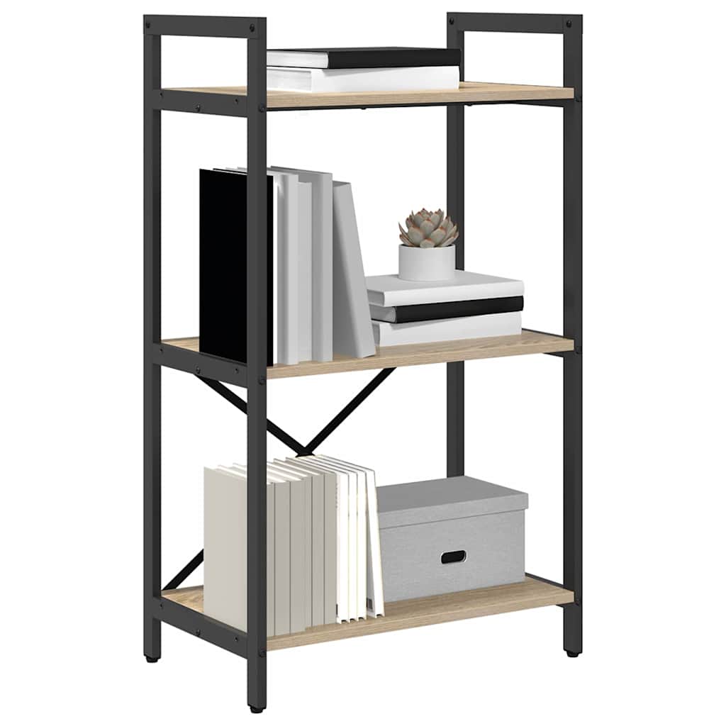 Bookshelf Sonoma Oak 56 x 34 x 96 cm Engineered Wood
