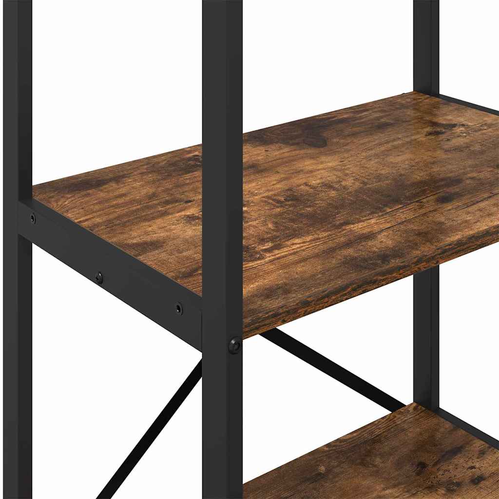 Bookshelf Smoked Oak 56 x 34 x 96 cm Engineered Wood