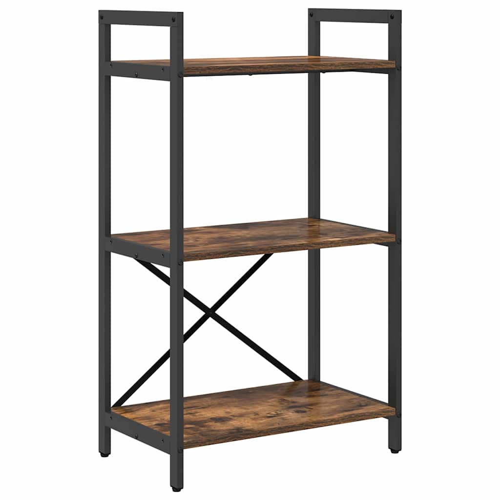 Bookshelf Smoked Oak 56 x 34 x 96 cm Engineered Wood