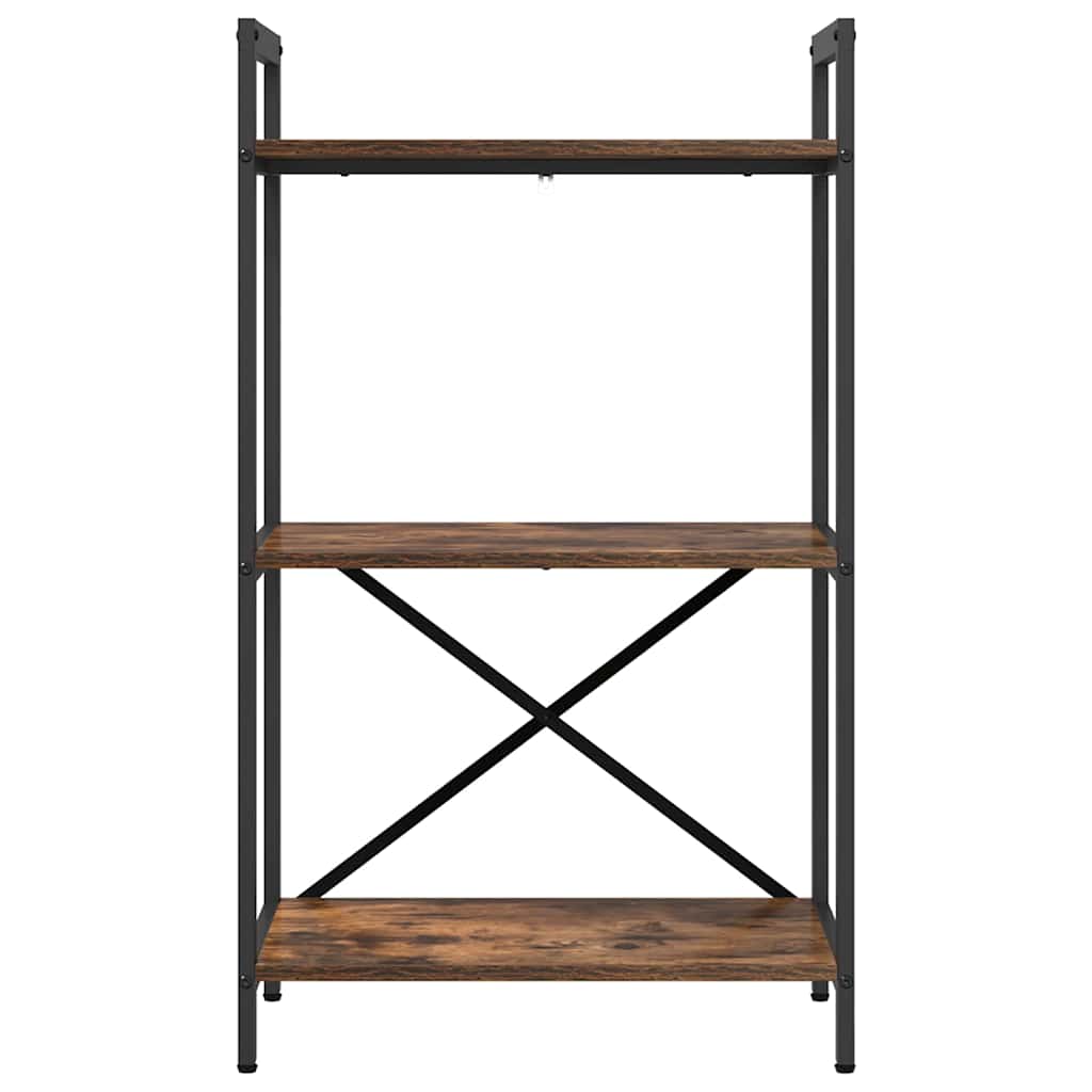 Bookshelf Smoked Oak 56 x 34 x 96 cm Engineered Wood