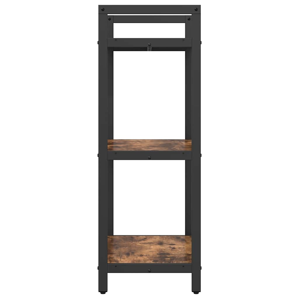 Bookshelf Smoked Oak 56 x 34 x 96 cm Engineered Wood