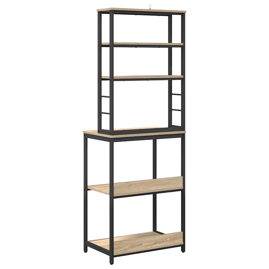 Kitchen Shelf 5-Tier 60 x 40 x 168 cm Engineered Wood