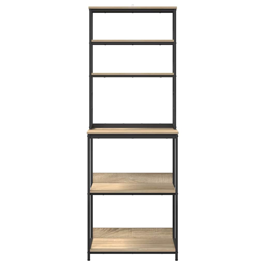 Kitchen Shelf 5-Tier 60 x 40 x 168 cm Engineered Wood